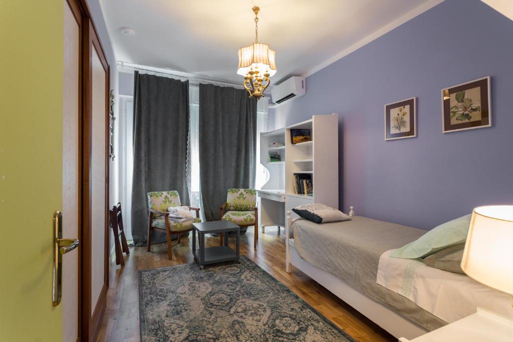 Posteľ alebo postele v izbe v ubytovaní Le Giuggiole 5 posti letto in una casa ricca d'atmosfera
