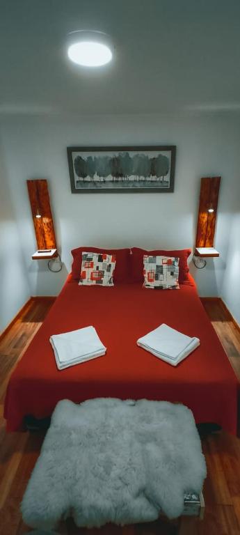 Postel nebo postele na pokoji v ubytování Xalpen B&B