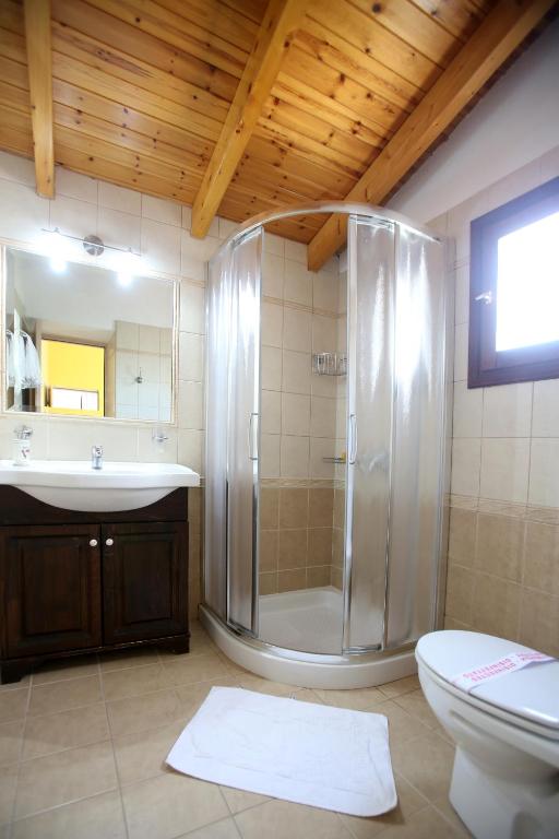 Kúpeľňa v ubytovaní Ganimede Hotel, Galaxidi