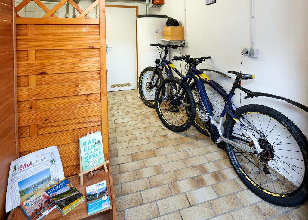 Radfahren an der Unterkunft Ferienwohnungen Eifelstuben mit Charme - am See, nahe Burg oder in der Nähe