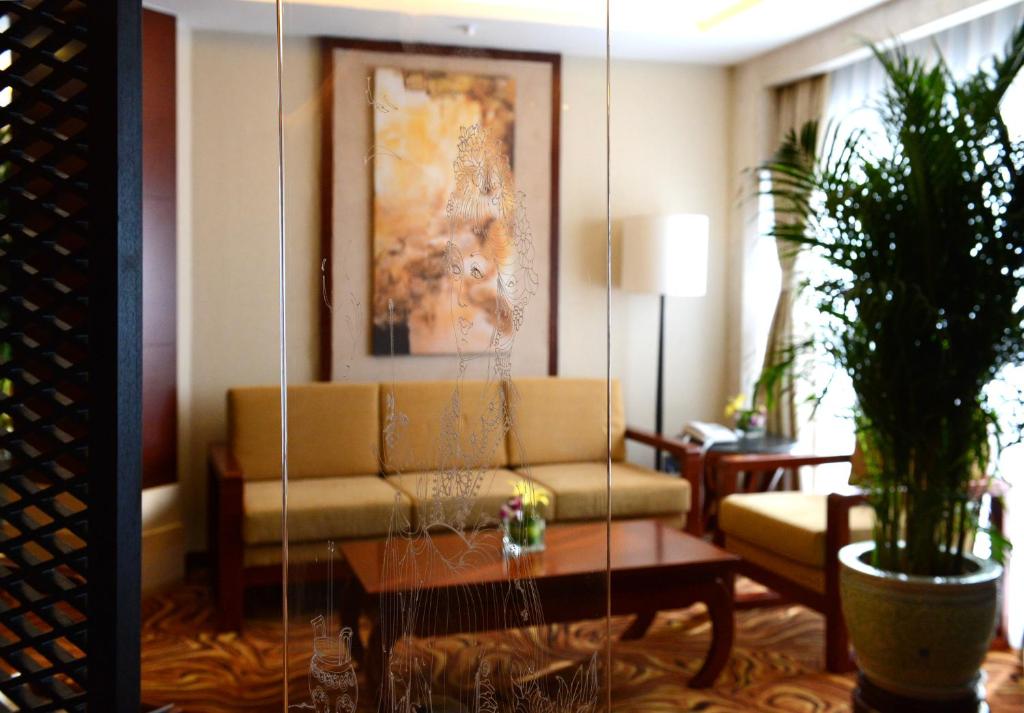 Posezení v ubytování Xiyuan Hotel