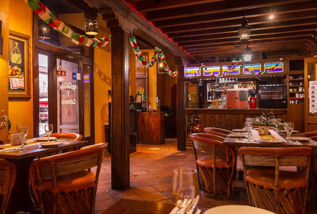 Restaurace v ubytování Hotel la Parroquia