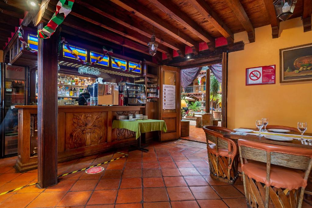 Restaurace v ubytování Hotel la Parroquia