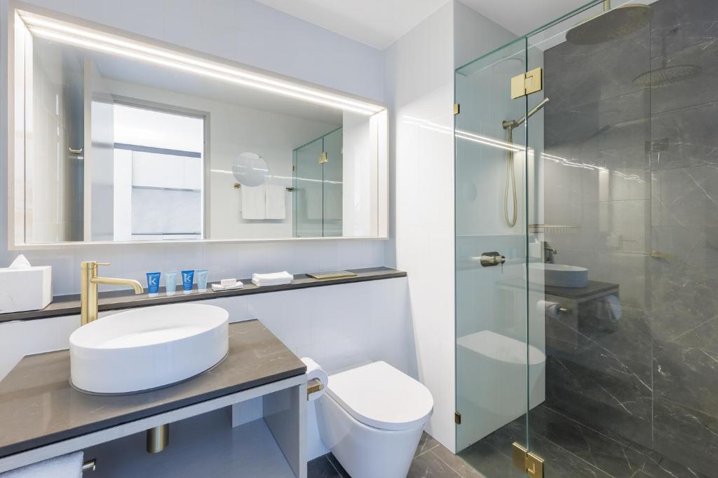 Koupelna v ubytování Meriton Suites Surfers Paradise