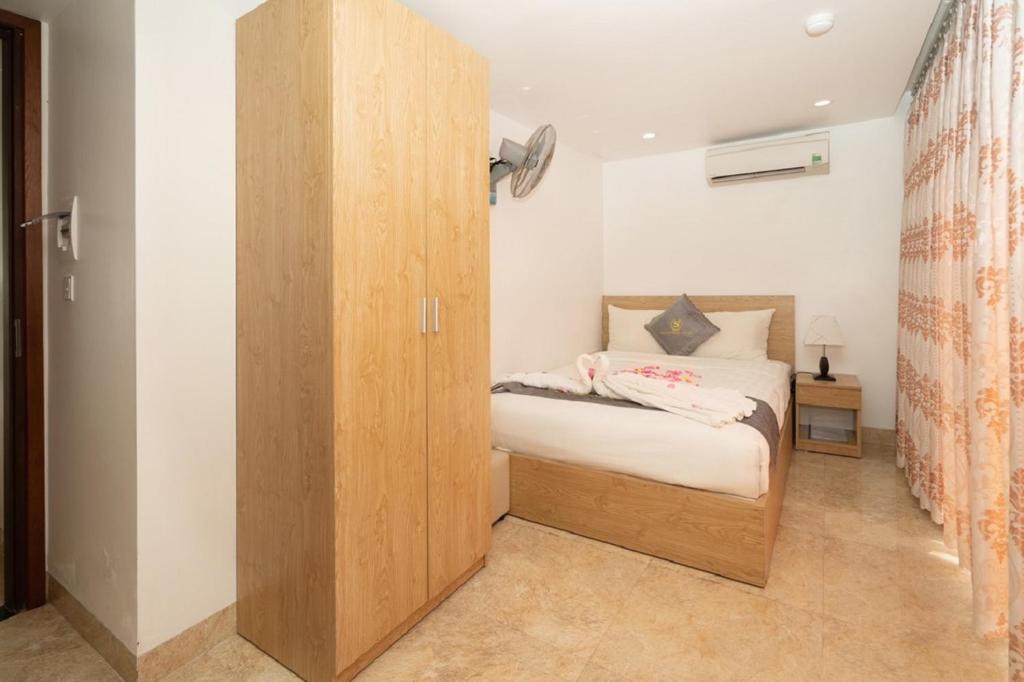 Postel nebo postele na pokoji v ubytování Gold Summer 2 Hotel