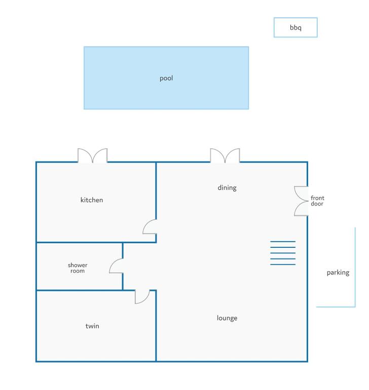 Půdorys ubytování Villa Son Felip by Villa Plus
