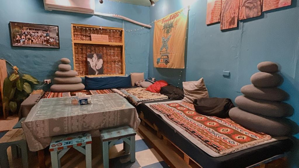 Posezení v ubytování Dulan Tranquilo Hostel 台東都蘭晃輕鬆背包客棧