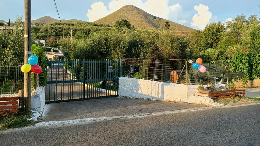 Widok na góry z tego domu wakacyjnego