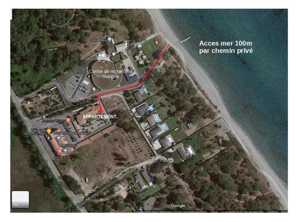 Fotografia z galérie ubytovania U paradisu, T2 au calme avec accès privé mer v destinácii Biguglia