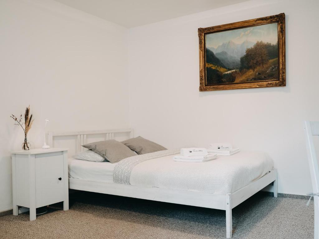 Postel nebo postele na pokoji v ubytování Cute rooms Ostrava