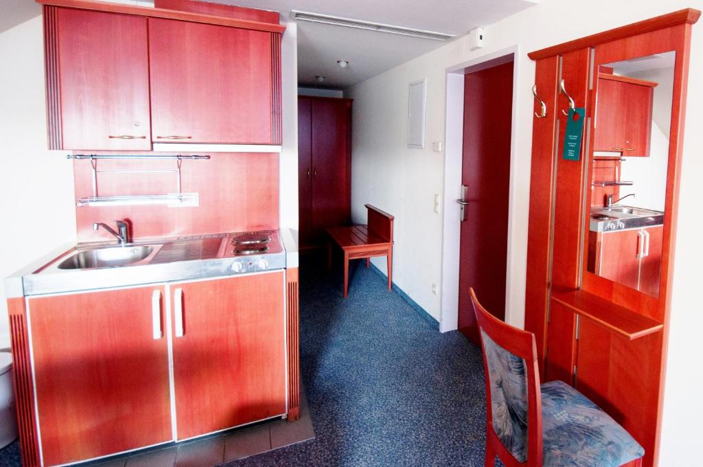 Kuhinja oz. manjša kuhinja v nastanitvi Hotel Allegro Wien