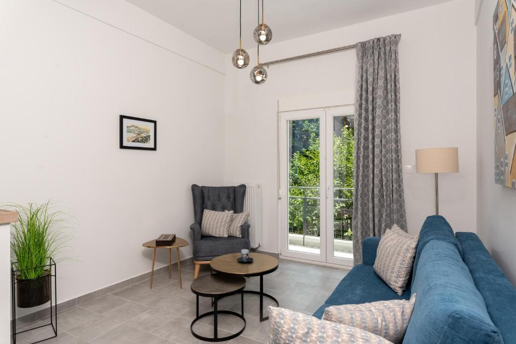 Posedenie v ubytovaní Cozy Corner - Central Stylish Apartment