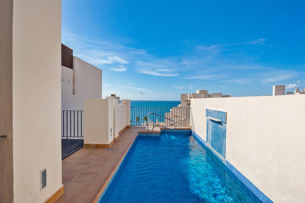 Curated visual reference: Fresh Look at Beachfront Bahia La Plata Private Pool Penthouse M13 Estepona