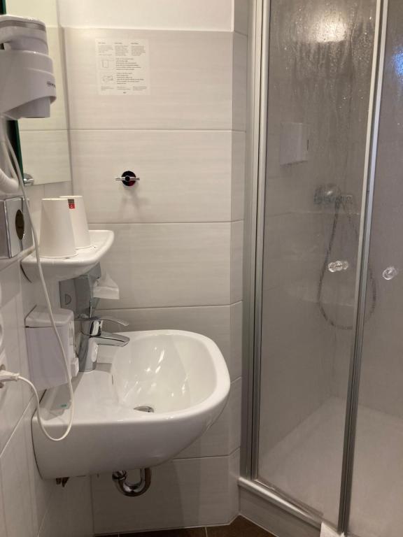 Koupelna v ubytování Landhotel Vosse-Schepers