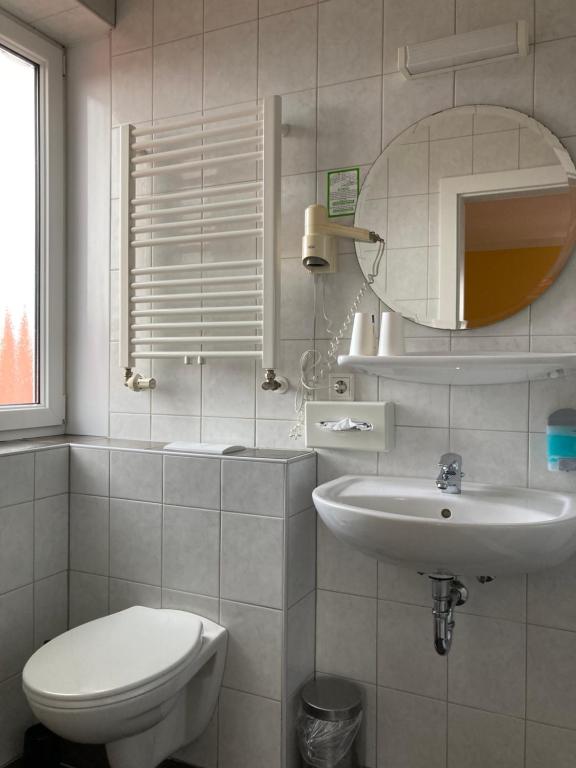 Koupelna v ubytování Landhotel Vosse-Schepers
