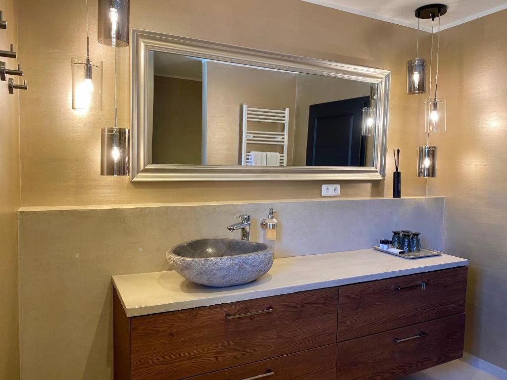 Koupelna v ubytování country-suites by verdino LIVING - Apartments & Privatzimmer