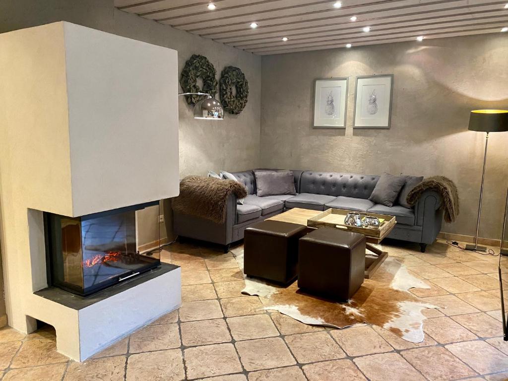 Posezení v ubytování country-suites by verdino LIVING - Apartments & Privatzimmer