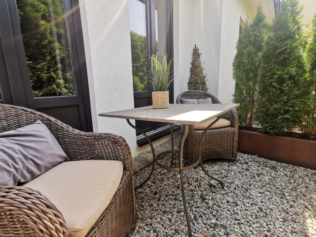 Posezení v ubytování country-suites by verdino LIVING - Apartments & Privatzimmer