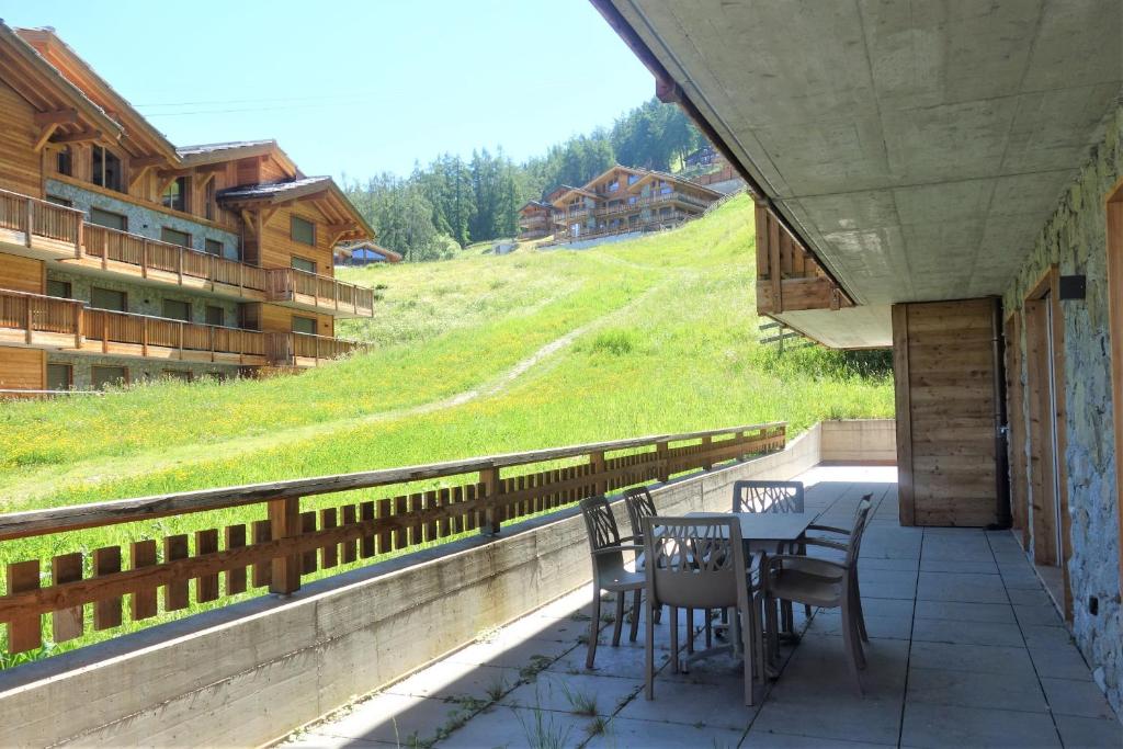 Balkón nebo terasa v ubytování Les Mayens LUXURY & COSY apartments