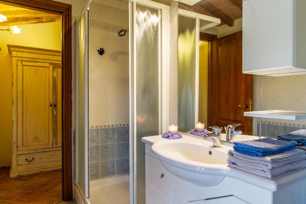 Kúpeľňa v ubytovaní Appartamento gli Archi