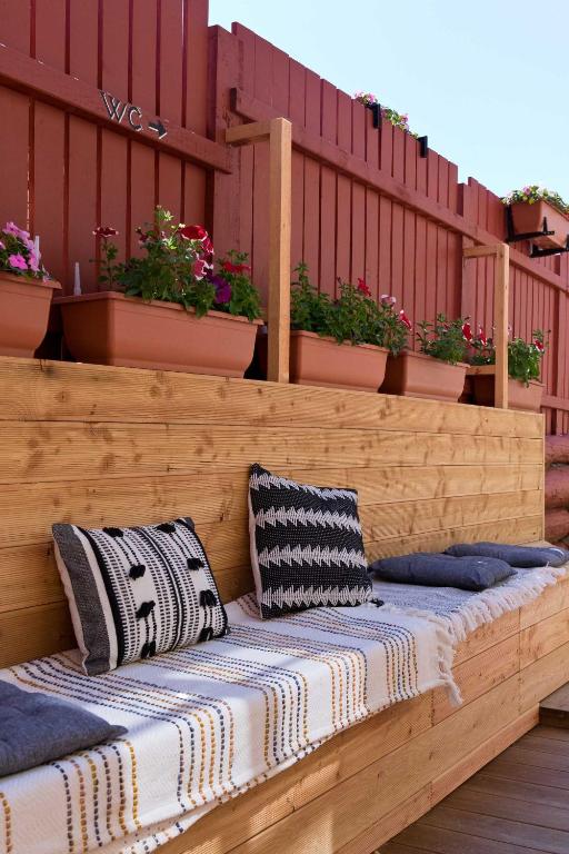 Un balcón o terraza de Měšťanský dům - kulturní památka Mlýnská 119