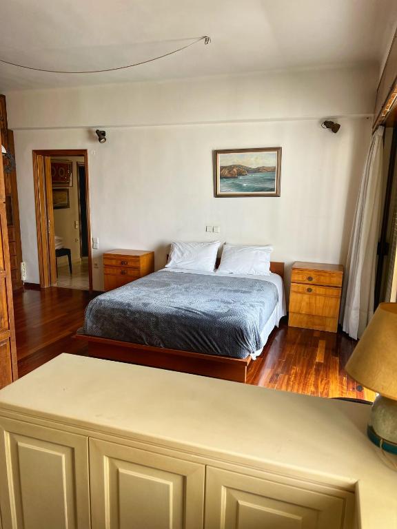 Łóżko lub łóżka w pokoju w obiekcie Home House Rethymno