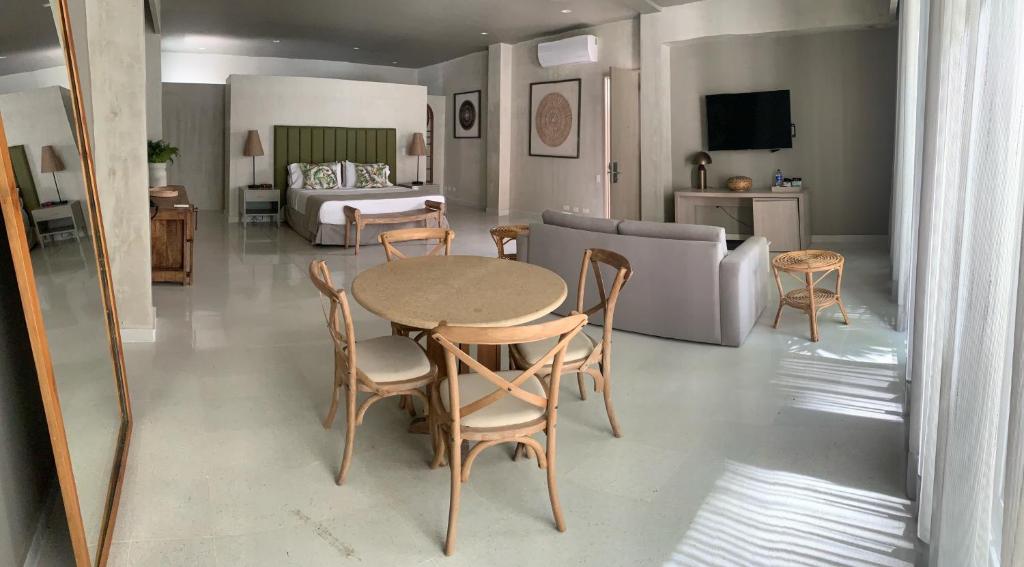 TV a/nebo společenská místnost v ubytování Madisson Boutique Hotel Cartagena