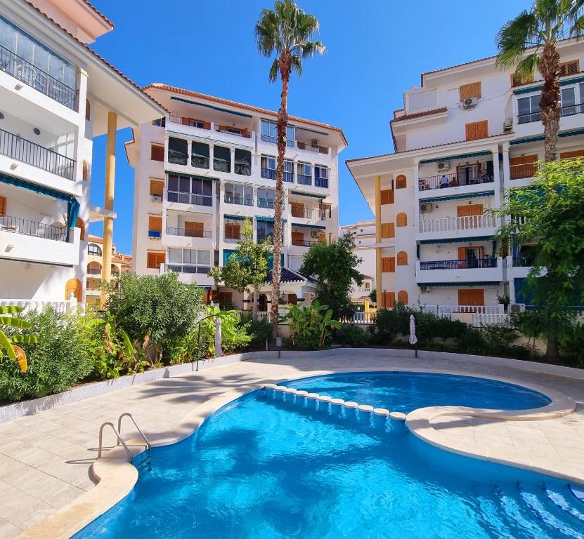 Bazén v ubytování AT Costa Blanca - cozy apartment with pool nebo v jeho okolí