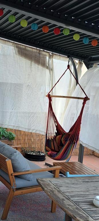 Posezení v ubytování La terrasseta
