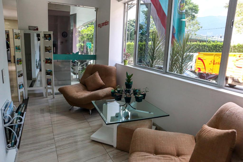 Posezení v ubytování Hotel Sixtina Plaza Medellin
