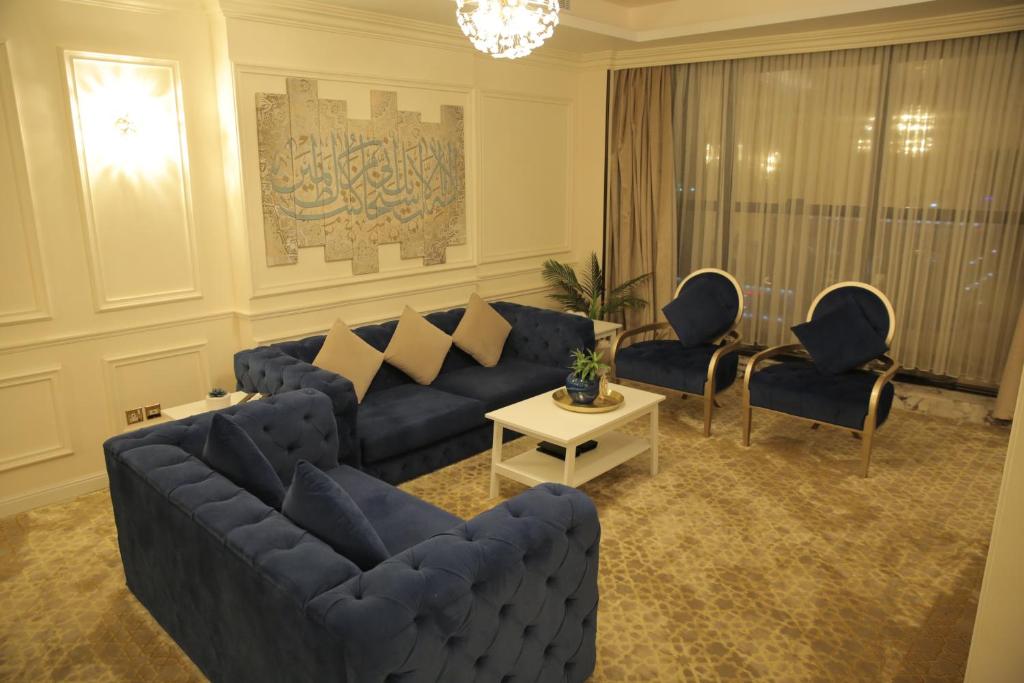 Posezení v ubytování Broad Almkan Apart Hotel