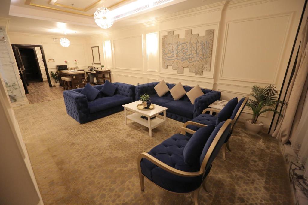 Posezení v ubytování Broad Almkan Apart Hotel