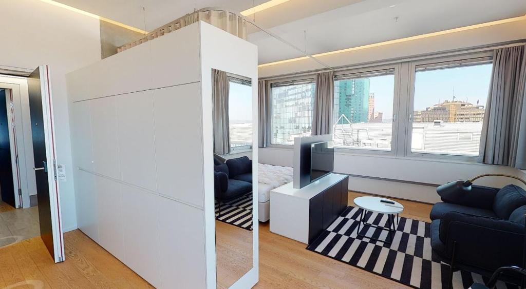 Część wypoczynkowa w obiekcie Key Residences Vienna