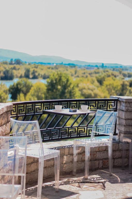 Balkón nebo terasa v ubytování Hotel Iliria
