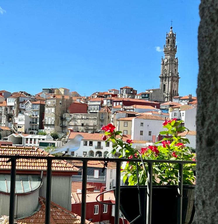 Nespecifikovaný výhled na destinaci Porto nebo výhled na město při pohledu z apartmánu