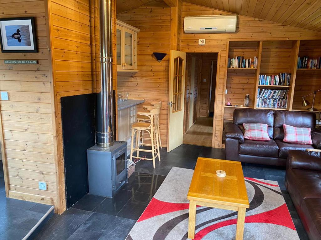 Posezení v ubytování Loch Lomond Lodge