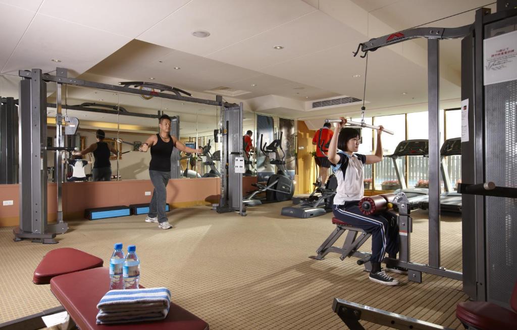 Fitness centrum a/nebo fitness zařízení v ubytování Hotel Kuva Chateau
