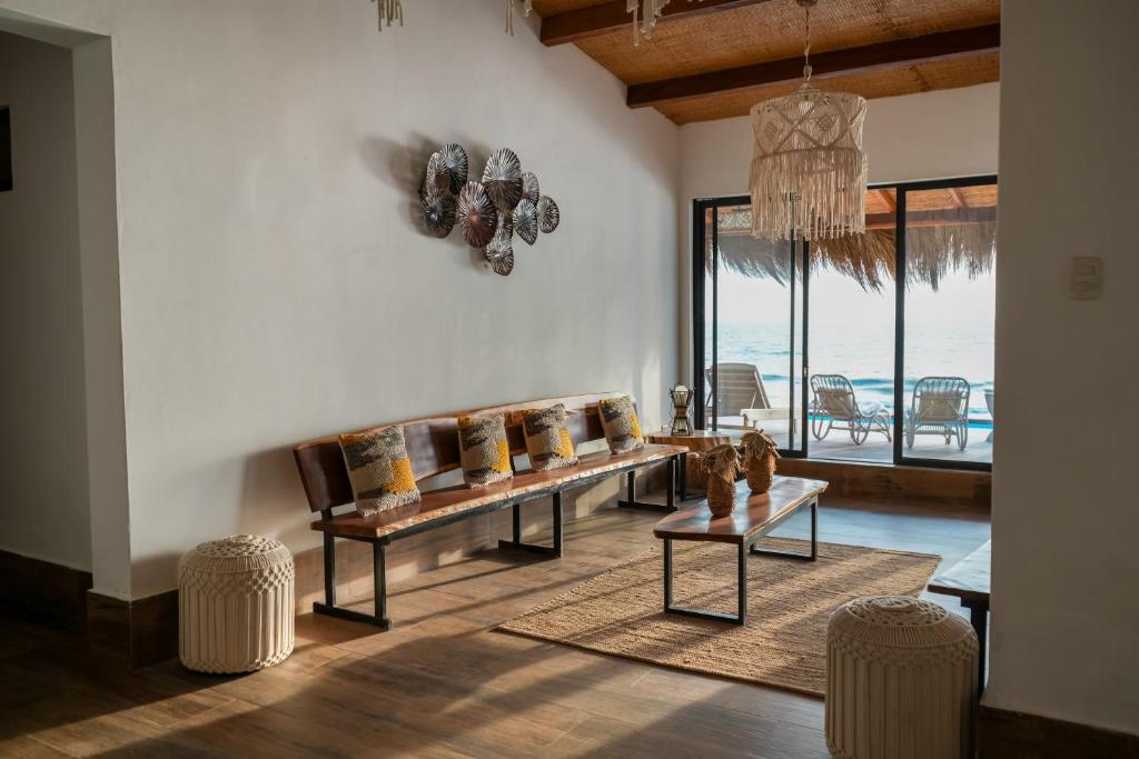 Posezení v ubytování Hotel Boutique Beso de Sal