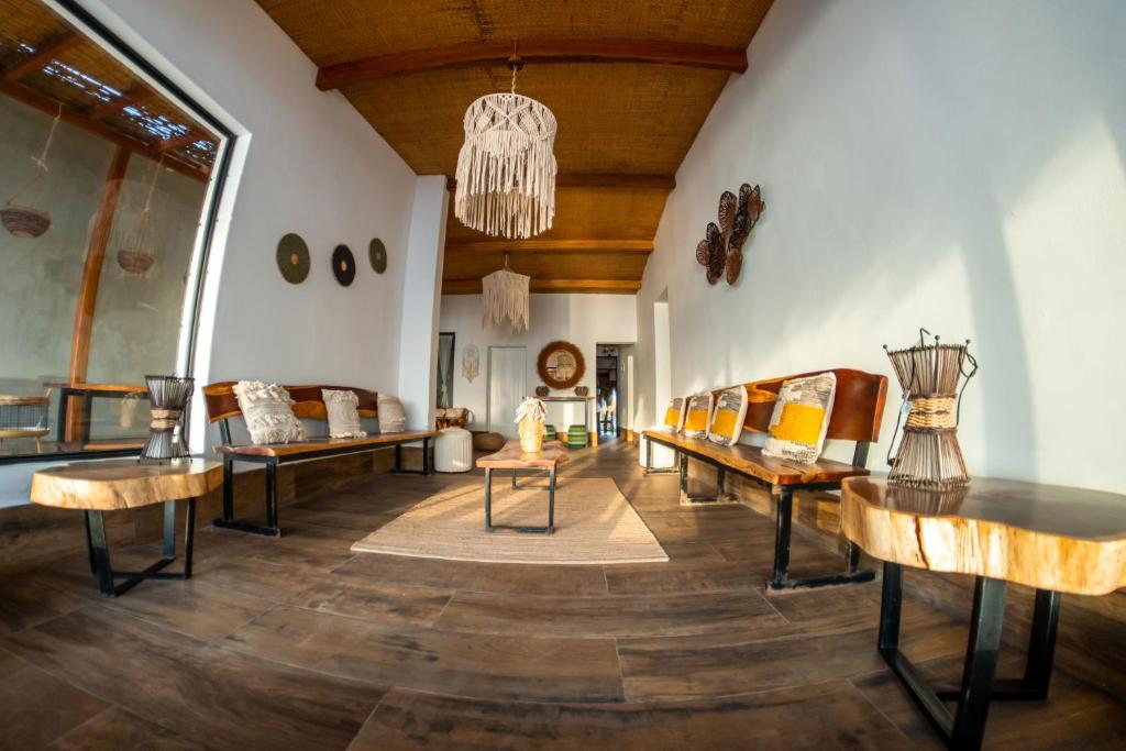 Posezení v ubytování Hotel Boutique Beso de Sal