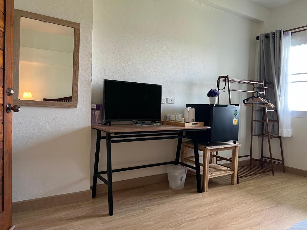 Sjónvarps- og/eða afþreyingartæki á 92 Chiangrai poshtel
