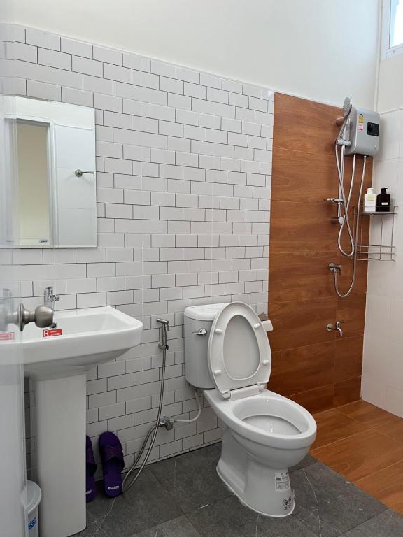 Baðherbergi á 92 Chiangrai poshtel