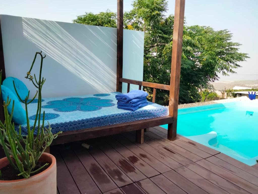 Bazén v ubytování Casa de Campo Lomo del Balo nebo v jeho okolí