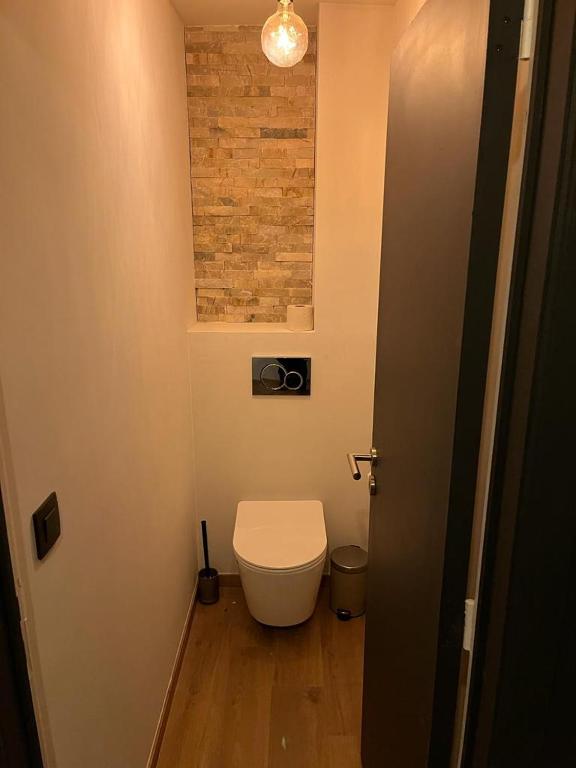 Koupelna v ubytování Gîte Chez Doumé