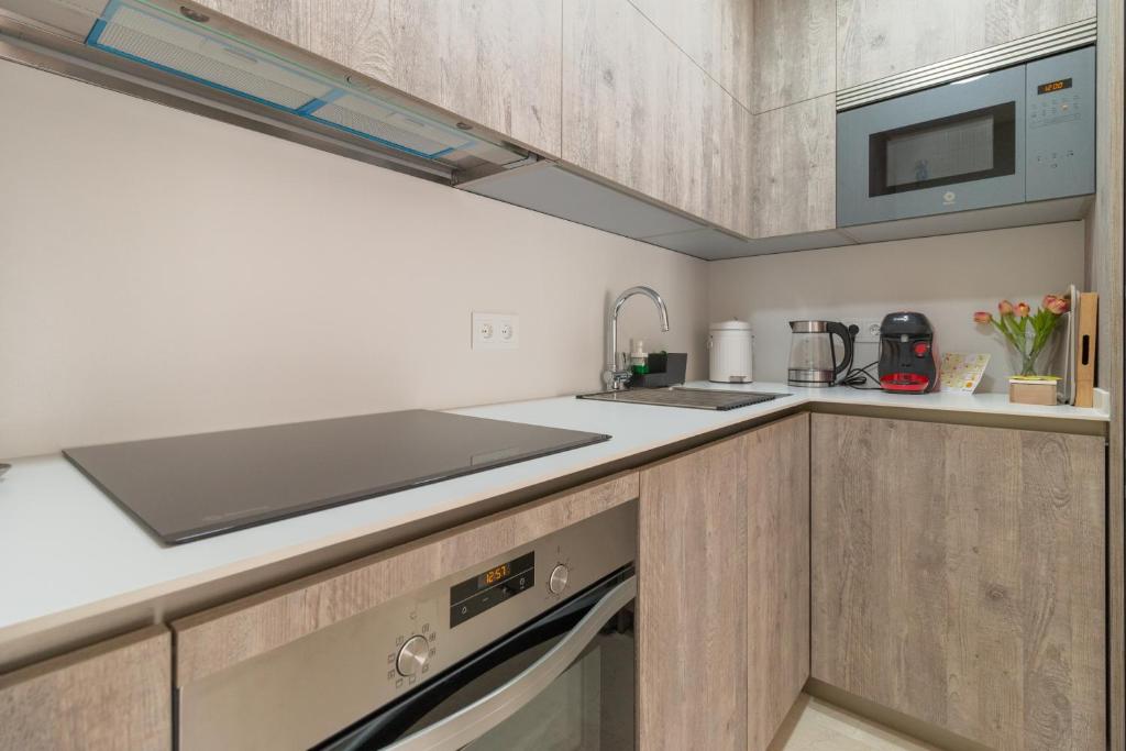 Kuchyňa alebo kuchynka v ubytovaní Apartamento céntrico Cárdenas
