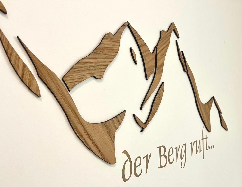 a drawing of a mountain with the words dear baby youre coming at Palais Karl-Theodor in Rottach-Egern