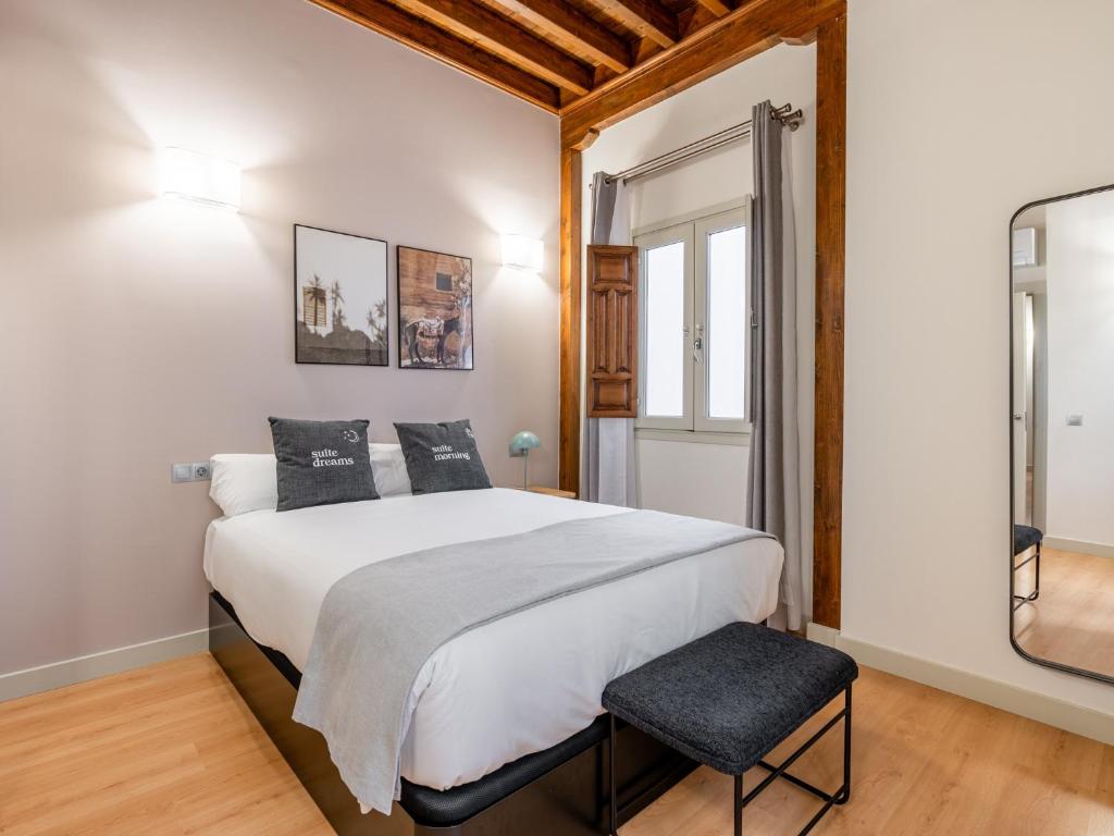 Postel nebo postele na pokoji v ubytování limehome Granada Calle Mirasol