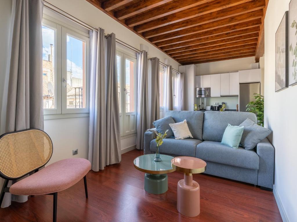 Posezení v ubytování limehome Granada Calle Mirasol