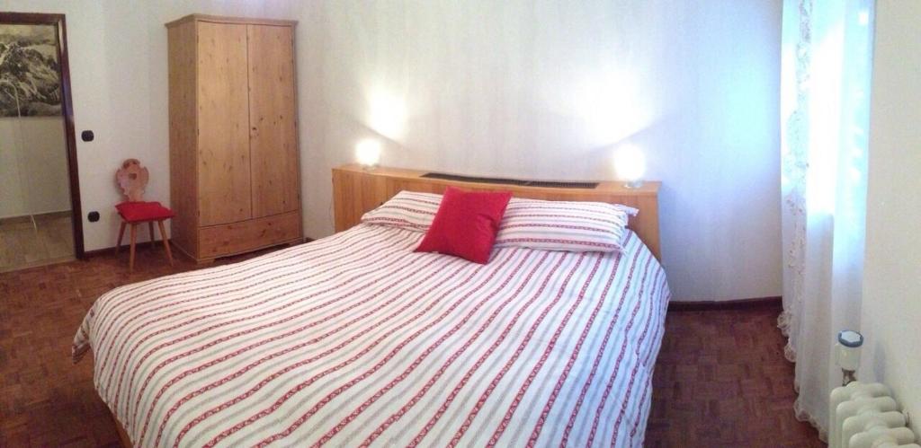 Postel nebo postele na pokoji v ubytování Casa ai Dossi