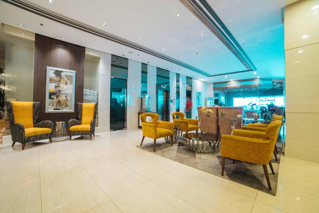 Posezení v ubytování RedDoorz Premium @ West Avenue Quezon City