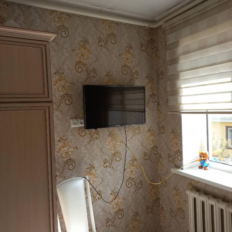 TV a/nebo společenská místnost v ubytování Hotel "Тихий Дом Трансфер"